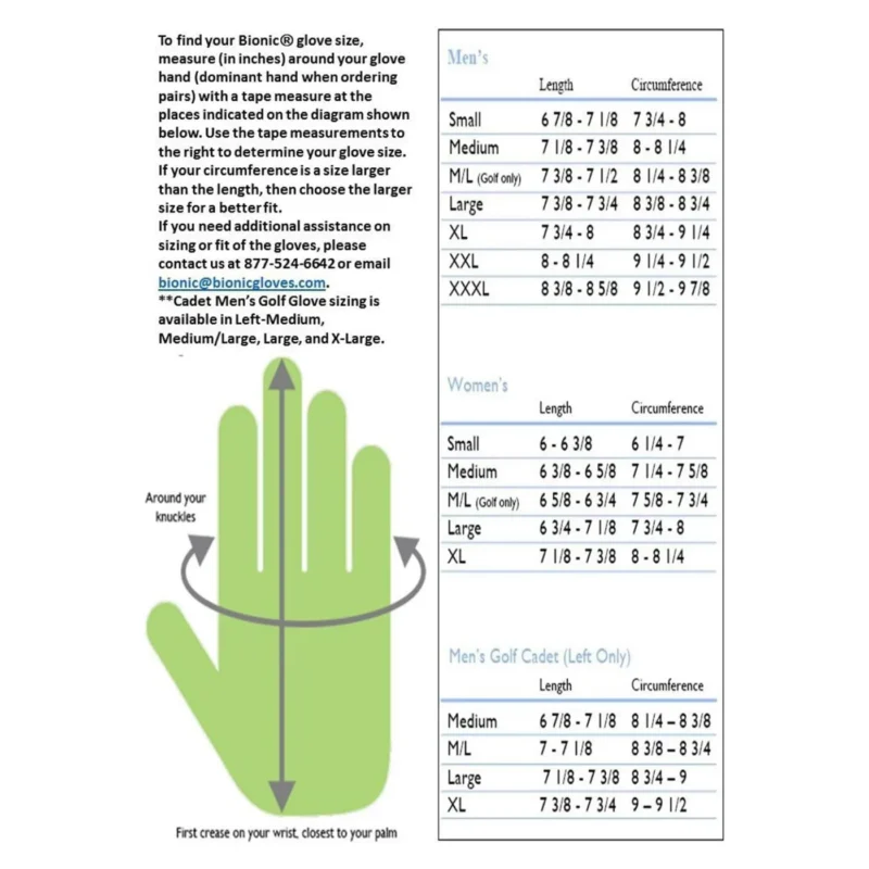 Bionic Gloves RelaxGrip 2.0 Golf Glove