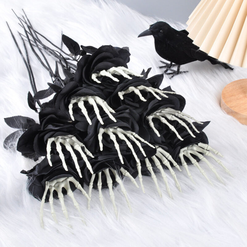 Skull Hand Rose Decoration Ornaments