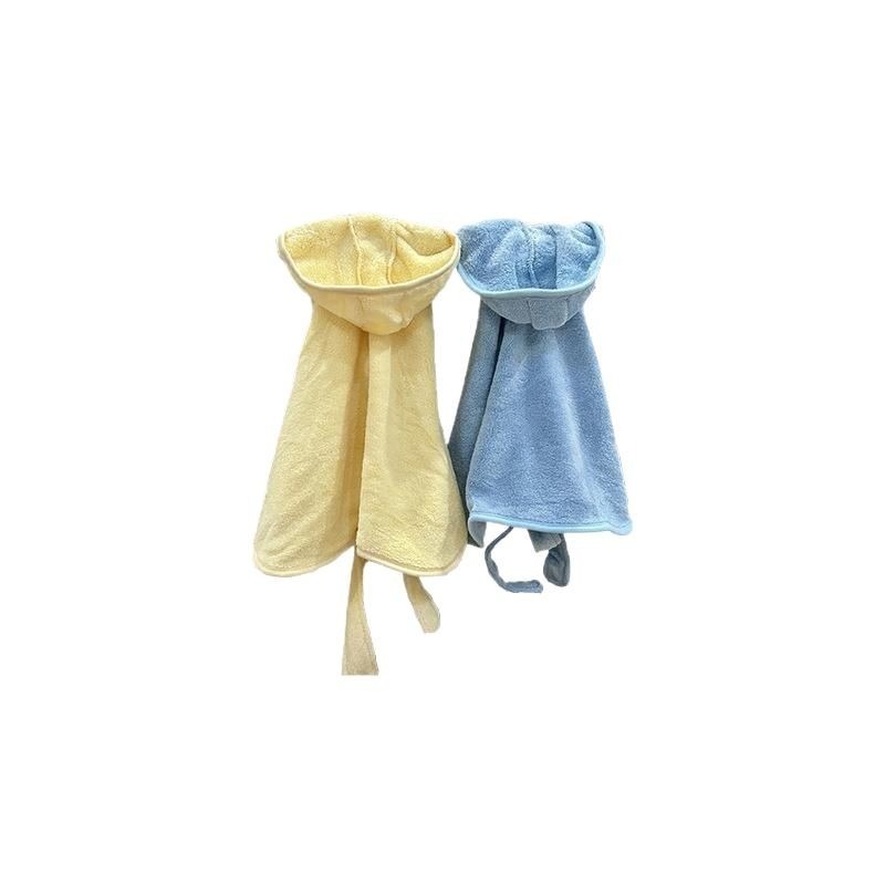 Pet Bath Towel Dog Wearable Bathrobe Soft And Thickened Coral Fleece